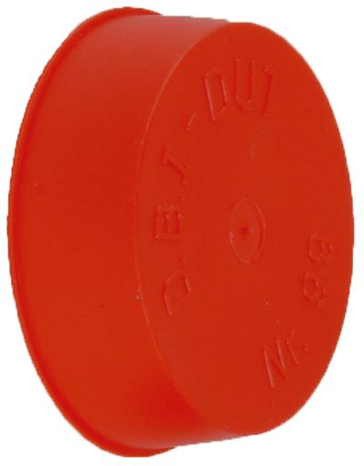 ENDELOKK GLATTE RØR 110MM, RØD | Berggård Amundsen & Co AS